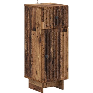 vidaXL Шкаф за баня EDE Старо дърво 30 x 31 x 80 см (895953)