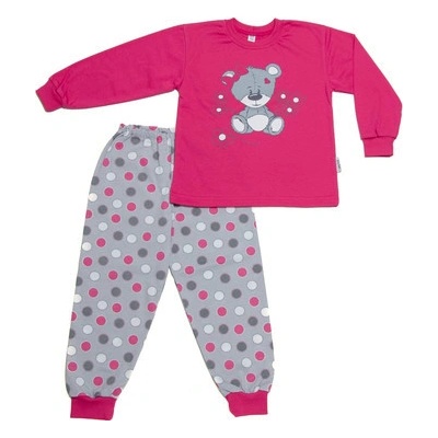 BettyMode Pyžamo Betty Mode holka kluk různé vzory Medvídek na jahodové