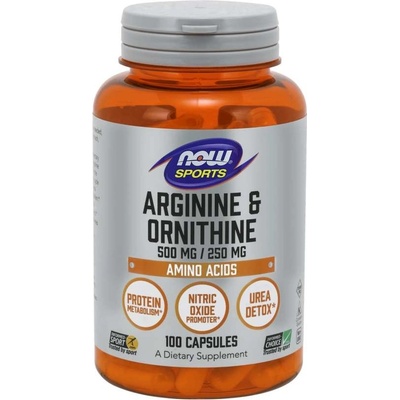 Now Foods L-Arginine a L-Ornithine 250 kapsúl