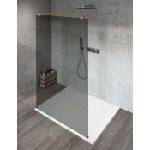 SAPHO Vario - Душ кабина Walk-In за вграждане, 120x200 см, лакирано стъкло, матово златно/димно стъкло GX1312-02 (GX1312-02)