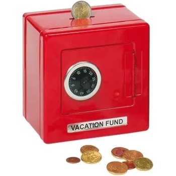 Image 1 of Goki - Детски метален сейф с шифър - Червен (14019)