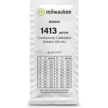 Milwaukee 1413 S/cm Conductivity Calibration Solution 20мл саше - Разтвор за калибриране (EC) - 1бр (11207)