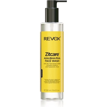 Revox Zitcare AHA BHA PHA Face Wash лек почистващ гел с ексфолиращо действие 250ml