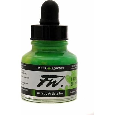 Daler Rowney akrylová tuš 29,5 ml light green