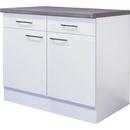 Flex-Well Kuchynská skrinka Joelina spodná, zásuvky+dvierka, 100 x 86 x 57,1 cm