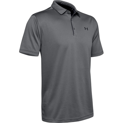 Under Armour Tech Polo Mens - Graphite/Black