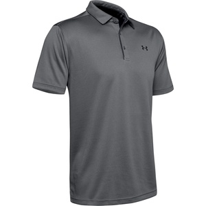 Under Armour Tech Polo Mens - Graphite/Black