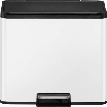 EKO-Europe EKO Кош за разделно събиране ESSENTIAL - 2 х 15 л. - бял (EKO 822863 -White)