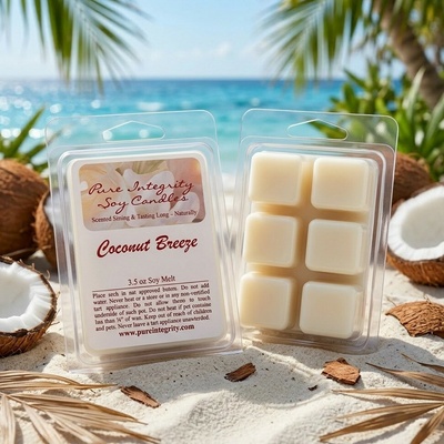 Pure Integrity USA Vonný sójový vosk Kokosový morský vánok Coconut Breeze 103 g