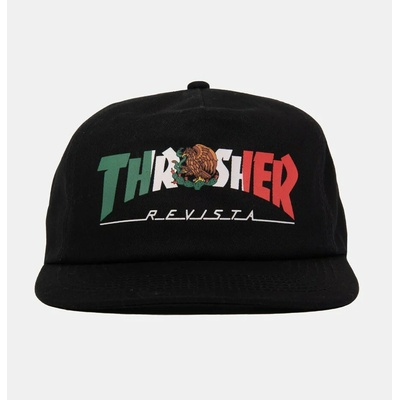 THRASHER MEXICO REVISTA SNAPBACK BLACK