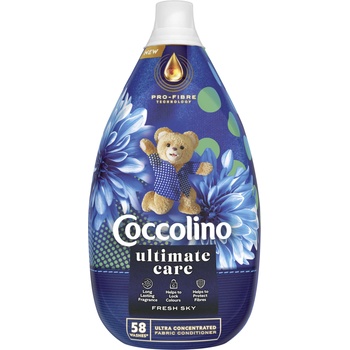 Coccolino Ultimate Care Fresh Sky ултраконцентриран Омекотител 58 пранета 870ml (8720181414909)