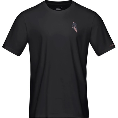 Norrøna Мъжка тениска Norrøna /29 Cotton Activity Embroidery T-shirt - Caviar (216-2552-0411)