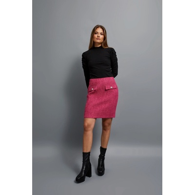 Moodo Пола в твидов стил розова Moodo Moodo | Lilav | ЖЕНИ | XS