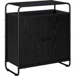 vidaXL Бюфет Черен дъб 68 x 35 x 75 cm Обработено дърво (8007978)