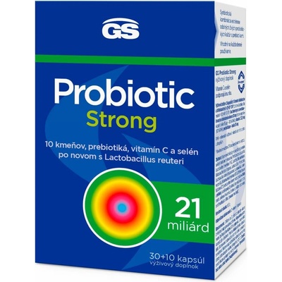 GS Probiotic Strong 30+10 kapslí