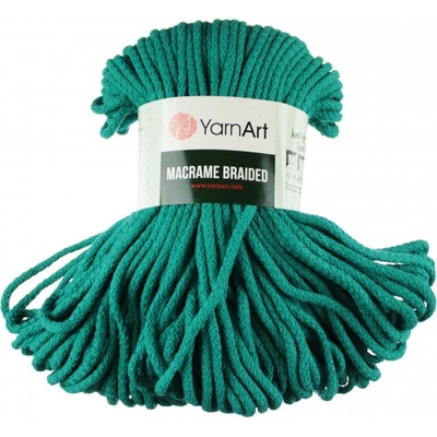 Šňůry Macrame Braided příze 783 YarnArt zelený tyrkys