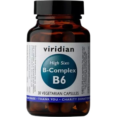 Viridian High Six B-Complex B6 [30 капсули]