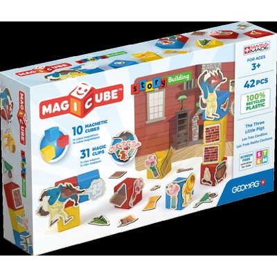 Geomag Magicube Three Little Pigs 42
