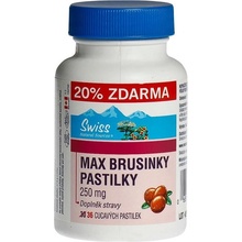 Swiss Max Brusinky pastilky 36 pastilek