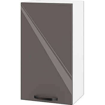 ИРИМ Горен кухненски шкаф Сити БФ-Антрацит гланц-05-2 40 см