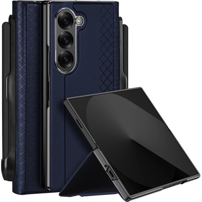 Dux Ducis Bril pouzdro z eko kůže pro Samsung Galaxy Z Fold6 Blue – Zboží Živě
