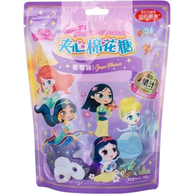 Baiwei & Disney Grape Stuffed Marshmallows 80 g