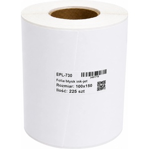 Pro Epson Самозалепващи етикети за EPSON ColorWorks EPL-730 PP Glossy Premium, 100x150mm, полипропилен, гланцови, бели (ETRCW-PP-GL-100X150)
