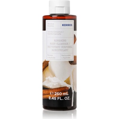 KORRES Vanilla & Cinnamon нежен душ гел 250ml