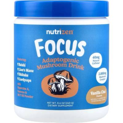 Nutricost NutriZen Focus, ванилия и подправки, 240 g, Nutricost (57469 (680102) NC)
