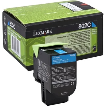Image 1 of Lexmark КАСЕТА ЗА LEXMARK CX310/CX410/CX510 - Cyan - Return program cartridge - /802C/ - PN 80C20C0 (101LEX CX310C)