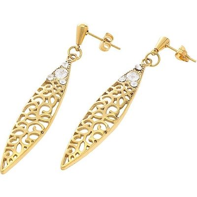 MPM-TIME Nerezové náušnice 6266 pozlátené SER.6266