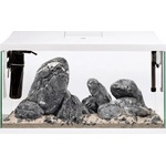 AQUAEL Аквариум LEDDY PLUS 60 D&N БЯЛ + Ryuoh Shine River Kit