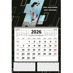 TopTimer Календар, стена, ученик, 2026/2027 учебна година, toptimer, "Футбол (27d7630-000)