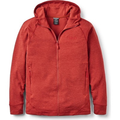 Rab Мъжко поларено яке Rab Nexus Hoody Fleece jacket - Tuscan Red (005-4360-0813)