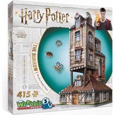 Wrebbit 3D puzzle Harry Potter Doupě 415 ks – Zbozi.Blesk.cz