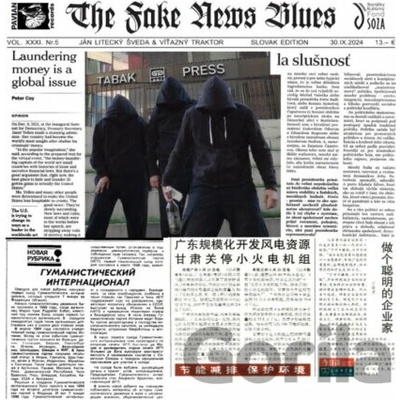 Litecký Šveda Ján & Víťazný traktor - The Fake News Blues CD