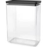 Brabantia Кутия за съхранение Brabantia Tasty+ Stackable 1008877, 5.4 л, Силиконово уплътнение, Без BPA, Тъмносив (1008877)