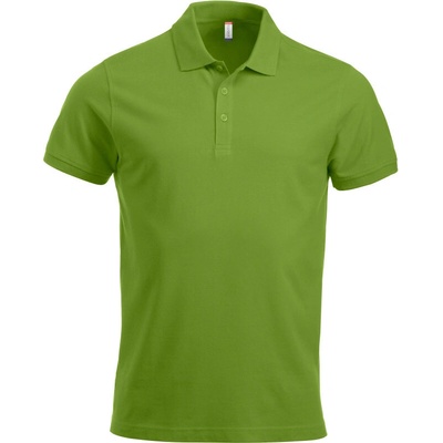 Clique polokošile Classic Lincoln S/S těžká bavlna krátký rukáv pánská COT67824403800-light green