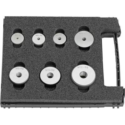 Sada kroužkových měrek na závity M3-M12 6g /zmetková strana/ FORTIS
