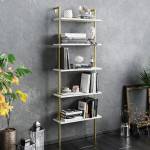 ASIR GROUP Библиотека PAULA 174x60 cм бяла/златиста (AS0640)