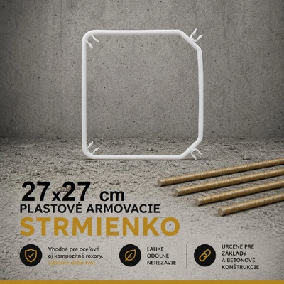 ROXOR Betonárska výstuž - prúty, hrúbka 8 mm, dĺžka 6 m