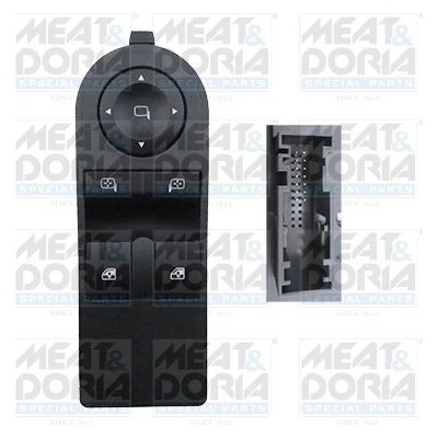 Spínač elektrického otvárania okien MEAT & DORIA 26393