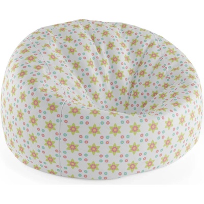 Sablio Sedací vak Cocoon Barevné kytičky75 x 45 x 35 cm