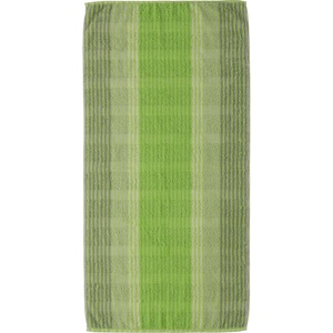 Cawö Кърпа Cashmere раирана 50 x 100 см цвят киви (1056 50/100 45)