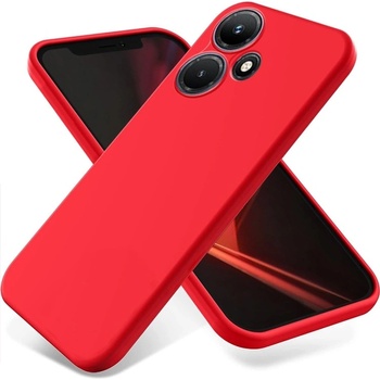 Pouzdro PROTEMIO 63058 RUBBER Ochranný kryt Infinix Hot 30i červený