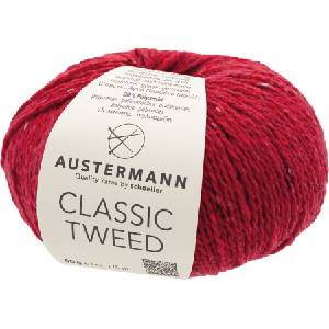 Austermann Classic Tweed 90365-5 Red Плетива прежда (90365-5)