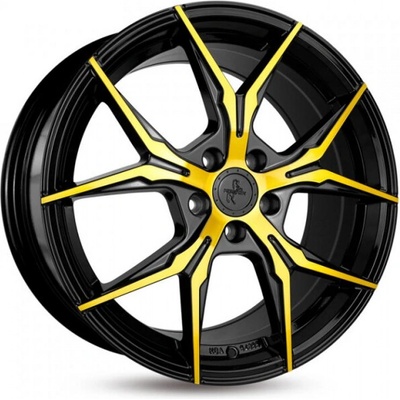 Keskin KT19 8,5x19 5x112 ET45 black front gold
