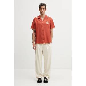 Drôle de Monsieur риза мъжка от лиоцел Chemise Brodée Danseurs (K.SH228.CLY001.BR)