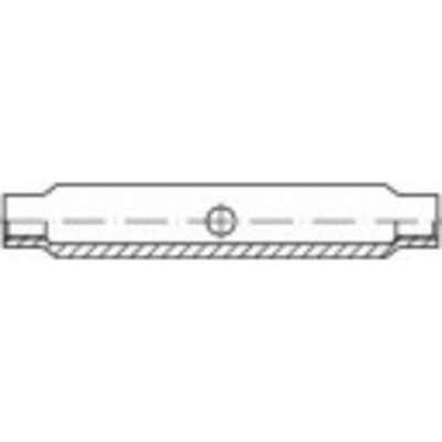 TOOLCRAFT 136559 napínacia matica M10 ocel glavanizované zinkom DIN 1478 1 ks