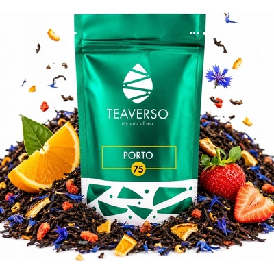 TEAVERSO ČAJ ČIERNY LISTOVÝ MADAGASKAR JAHODA NEVÄDZA PORTO 100 G